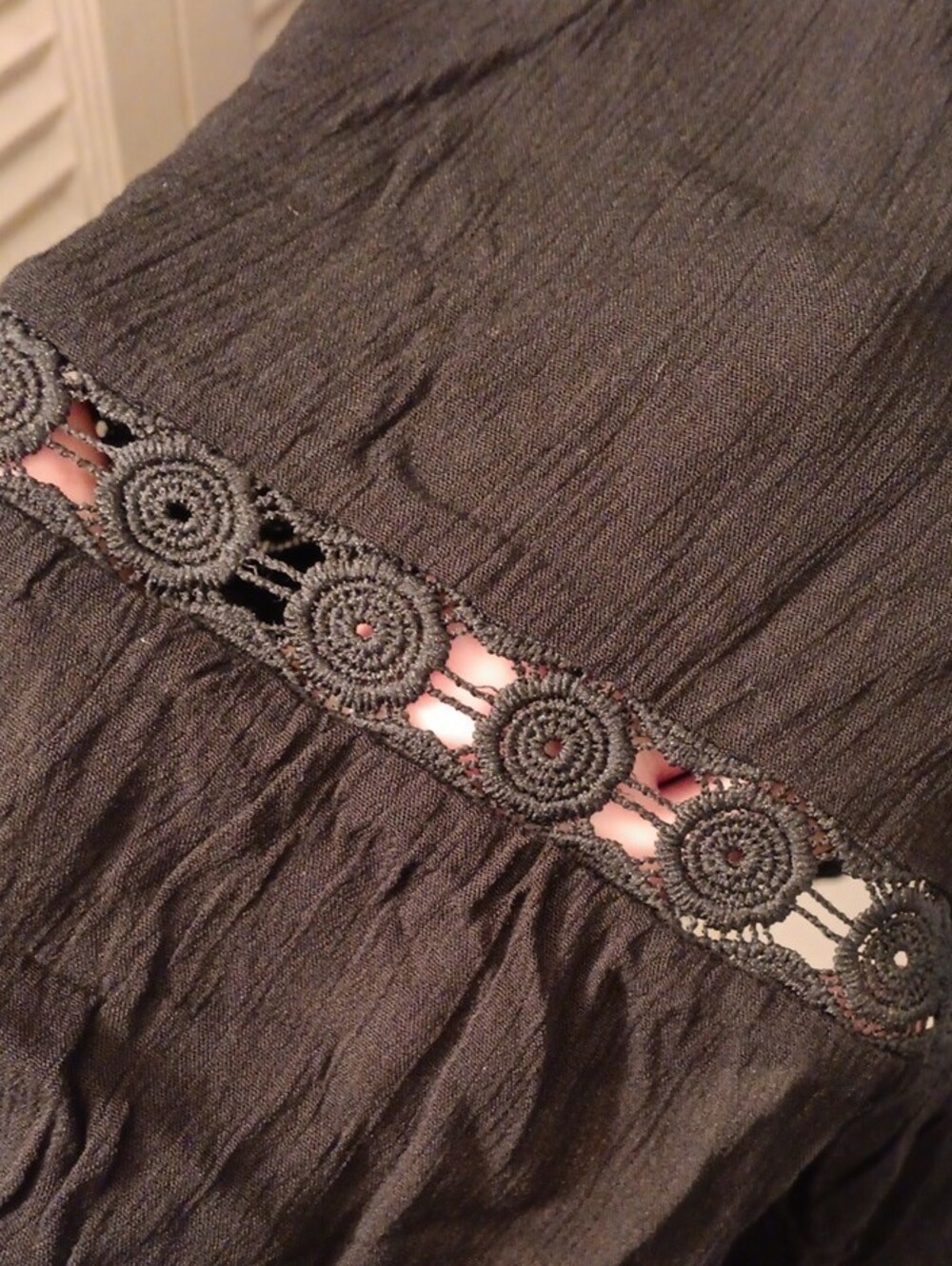 Black Tiered Maxi Skirt - Classic Women's Skirt - Picture 4 of 5